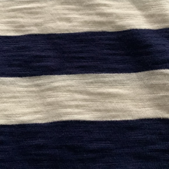 J.Crew factory navy and white striped belted dress - Picture 4 of 4